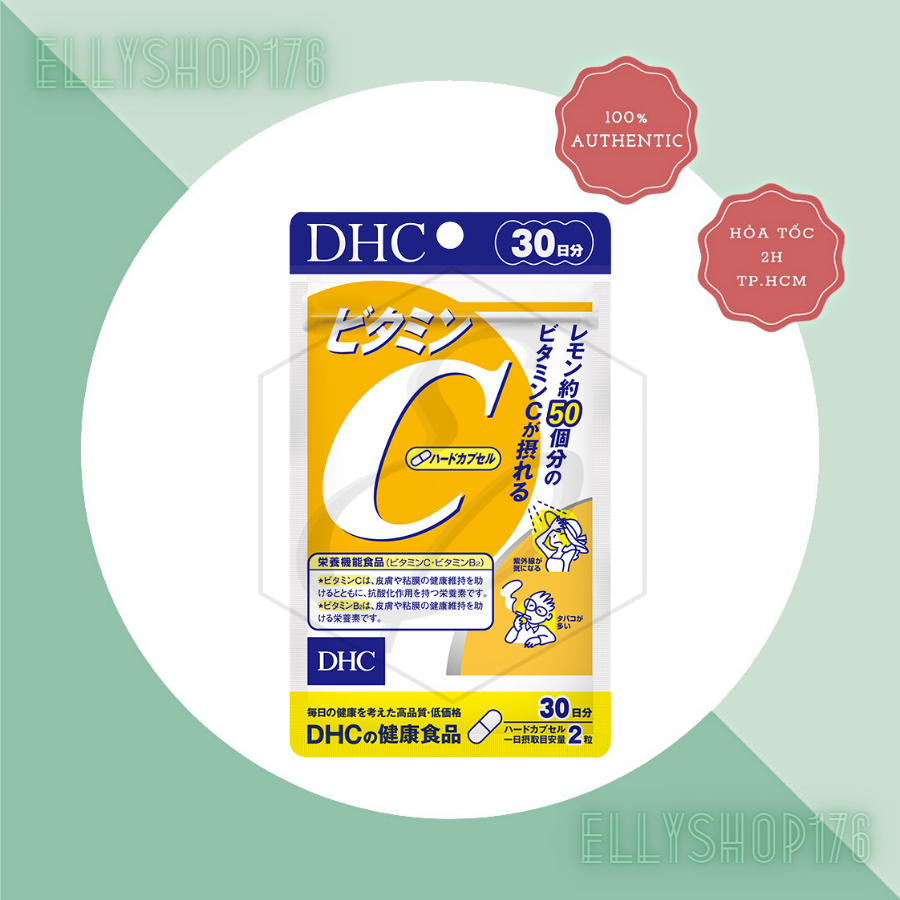 Viên Uống DHC Bổ Sung Vitamin C Gói 60 Viên 30 Ngày